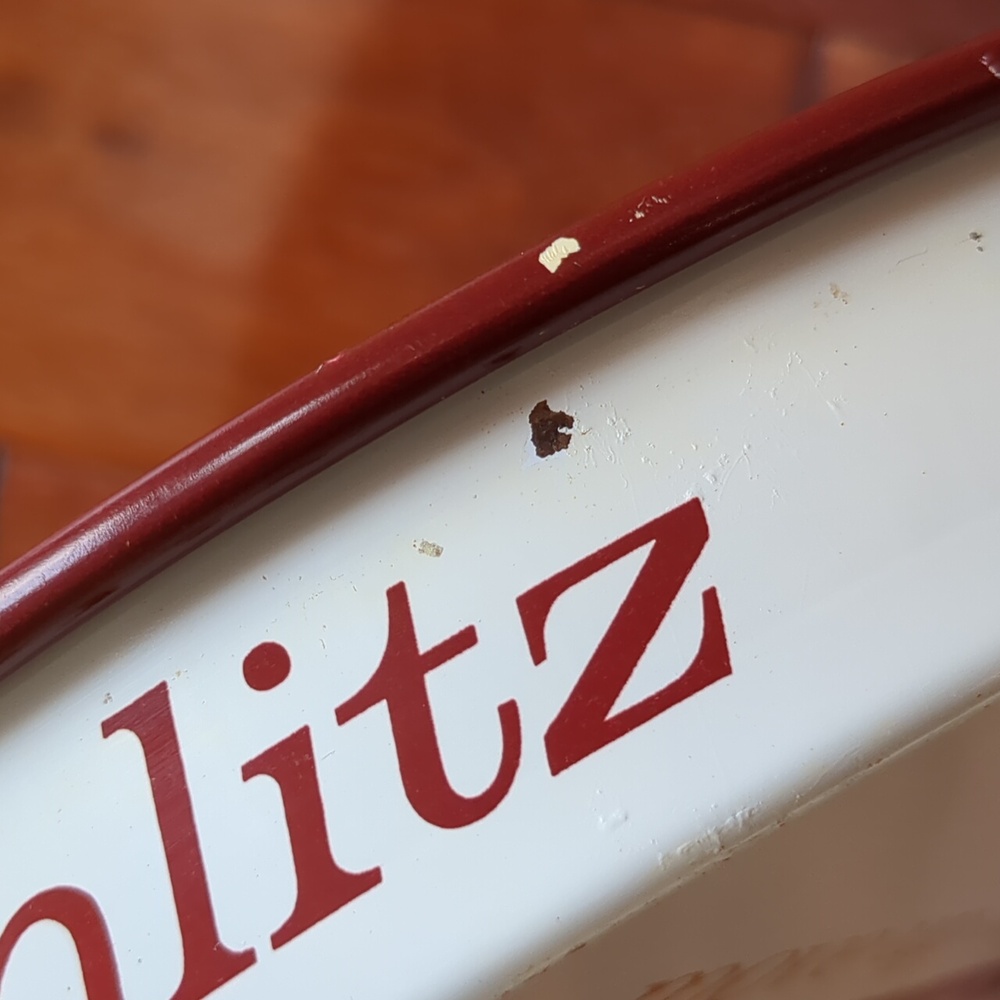 Vintage 1958 Schlitz beer metal 12" serving tray - Picture 6 of 9